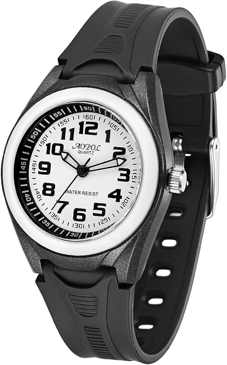 SOCICO Children Analog Watch Waterproof Time Teaching Boys Girls Watch Children Quartz Watch