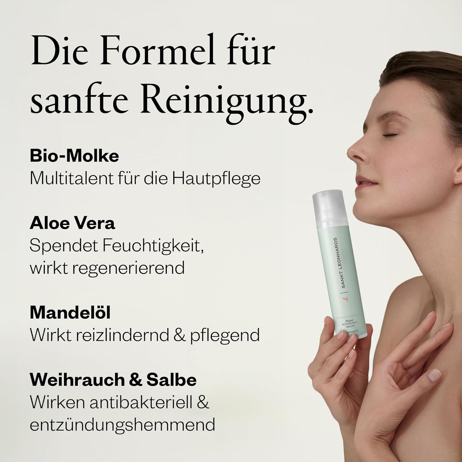 Hyaluron Set - mit Reinigungsmilch, Gesichtscreme & Booster Serum - mit wertvoller Bio-Molke aus Stuten- & Ziegenmilch & pflanzlichem Hyaluron - für Extra-Glow & Aufpolsterung