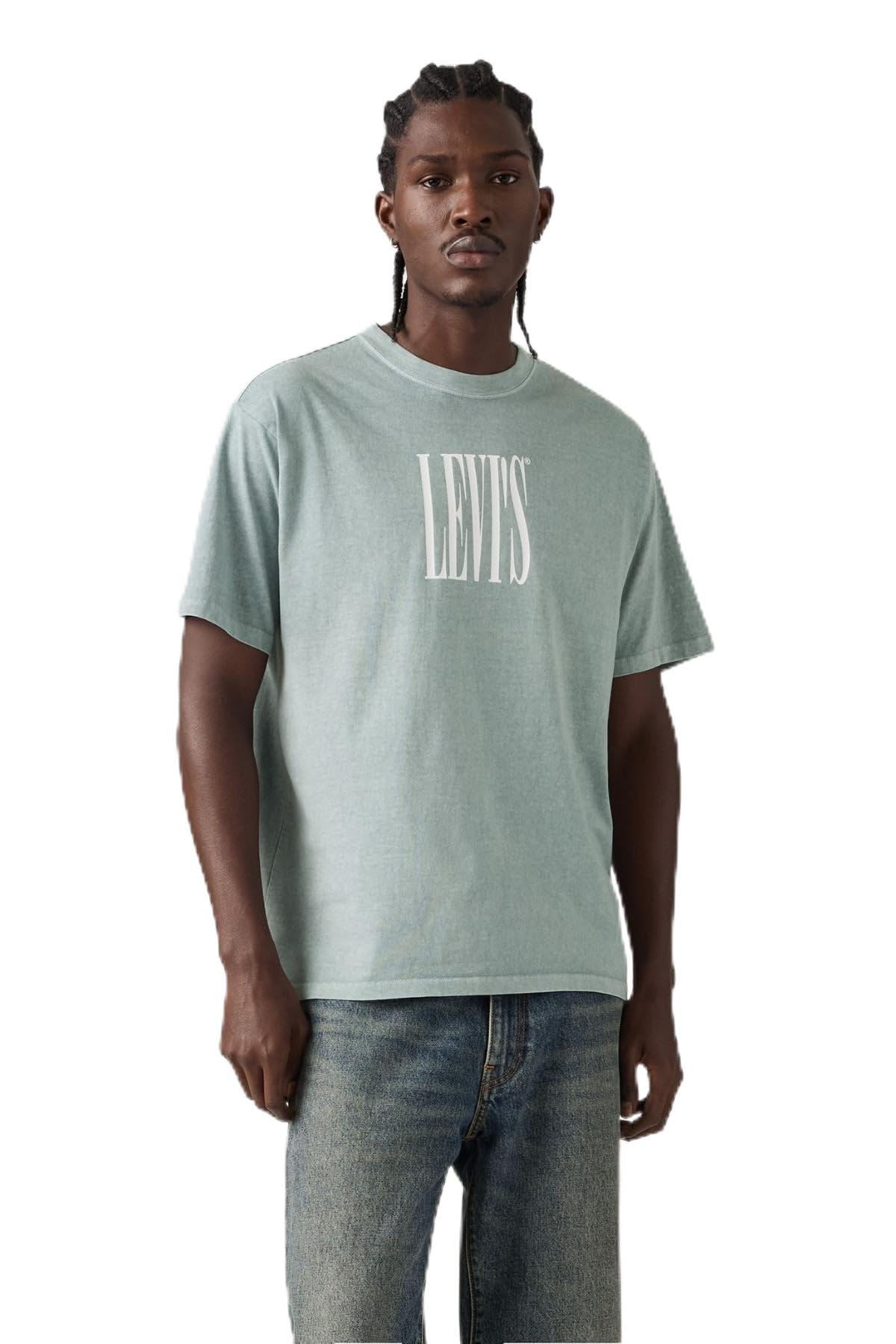 Vintage Fit Graphic Tişört T-shirt Erkek