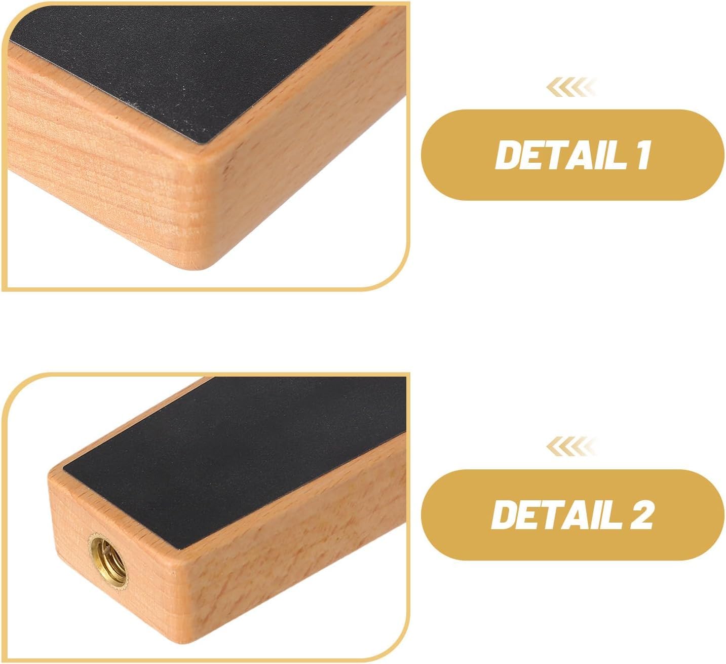 Holz-Bierhahn-Griff, Kreidetafel-Oberfläche, Buchenholz-Kegerator, Ersatz-Wasserhahnknopf für Heimbrauen, Bars und Hochzeitsfässer, schöne Verarbeitung