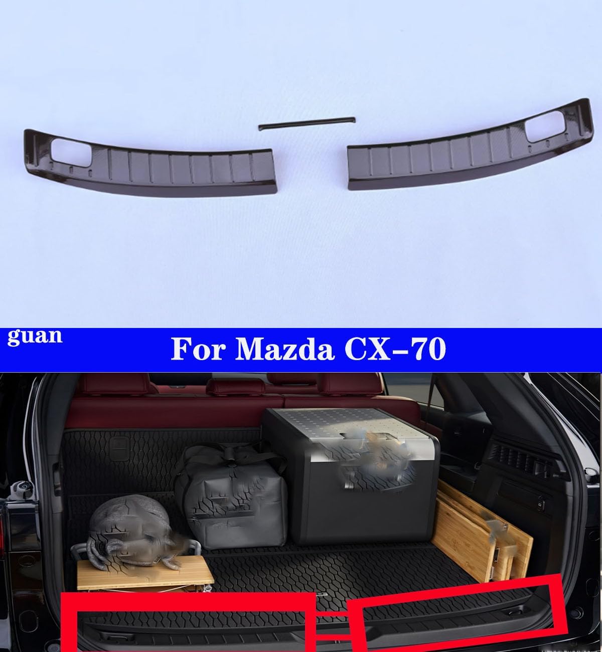 Car Trunk Guard Decorative Panel for CX-70 2025-2026