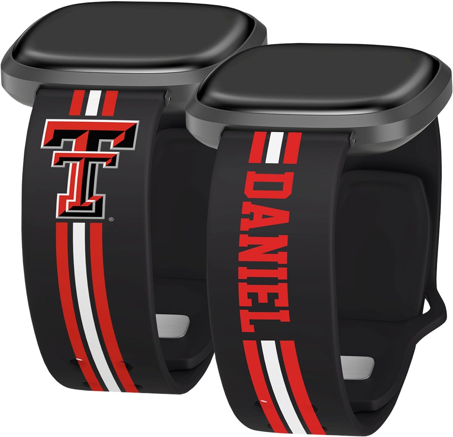 Affinity Bands Texas Tech Red Raiders HD Watch Band Compatible with Fitbit Versa 3 and Sense