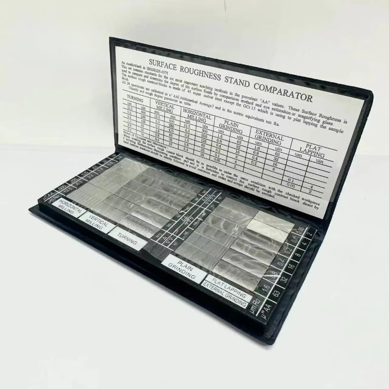Metalworking Surface Roughness Comparison Samples Laptop Roughness Comparison Blocks for Machinery Manufacturing