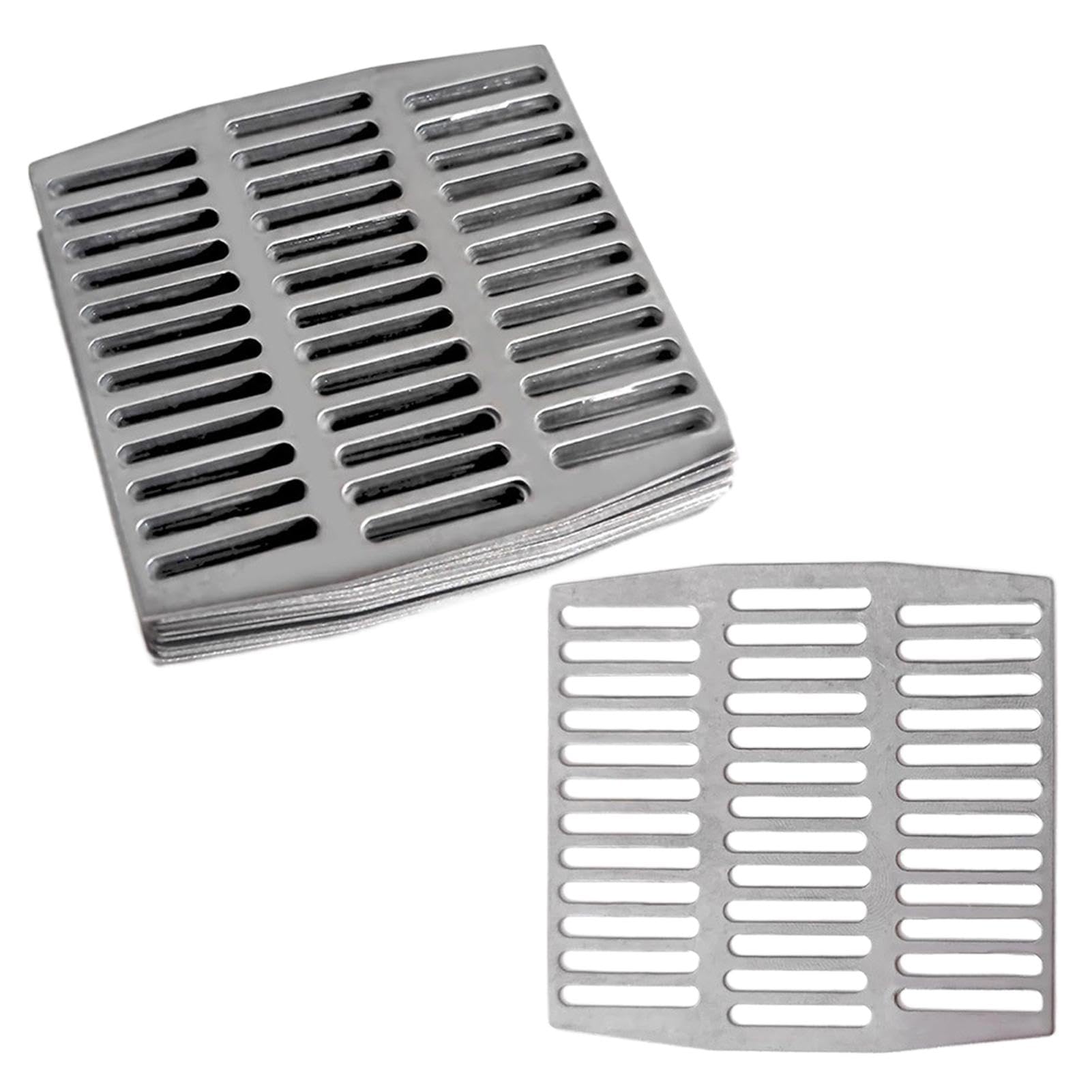 Grille de ventilation brique et cache-trou extérieur en acier pour façade maison - 8