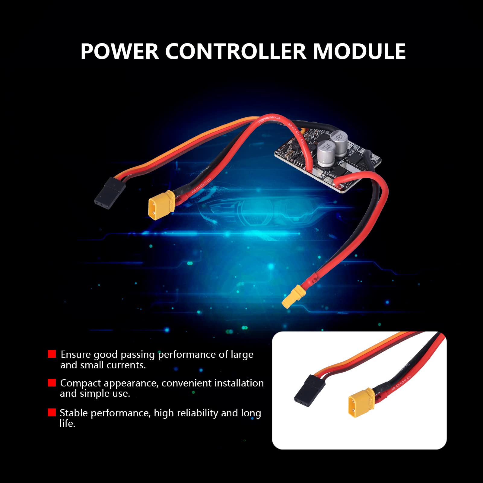 Modulo controller, regolatori di velocità elettronici APO-SA 7V-24V spessi 1,6 mm facili da installare per robot