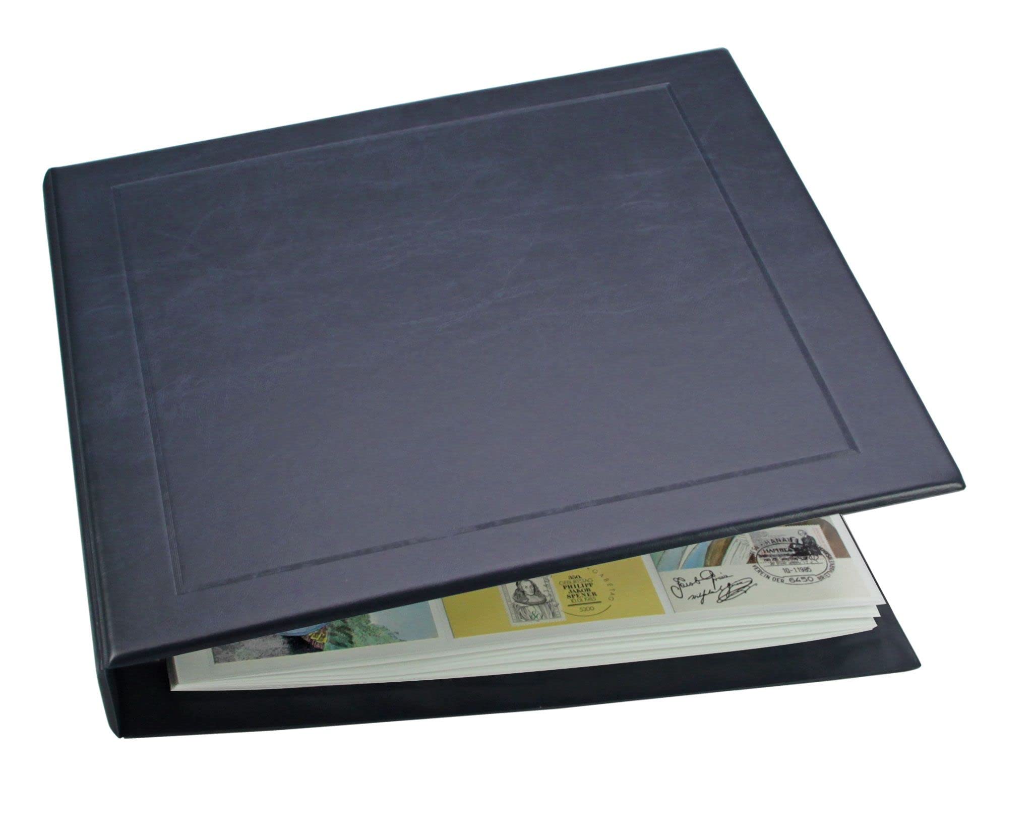 Album SAFE 7860 Pour 80 Broches / Pins – 2 Pages Velours Bleu + Intercalaires – Format 250 X 230 X 80 Mm