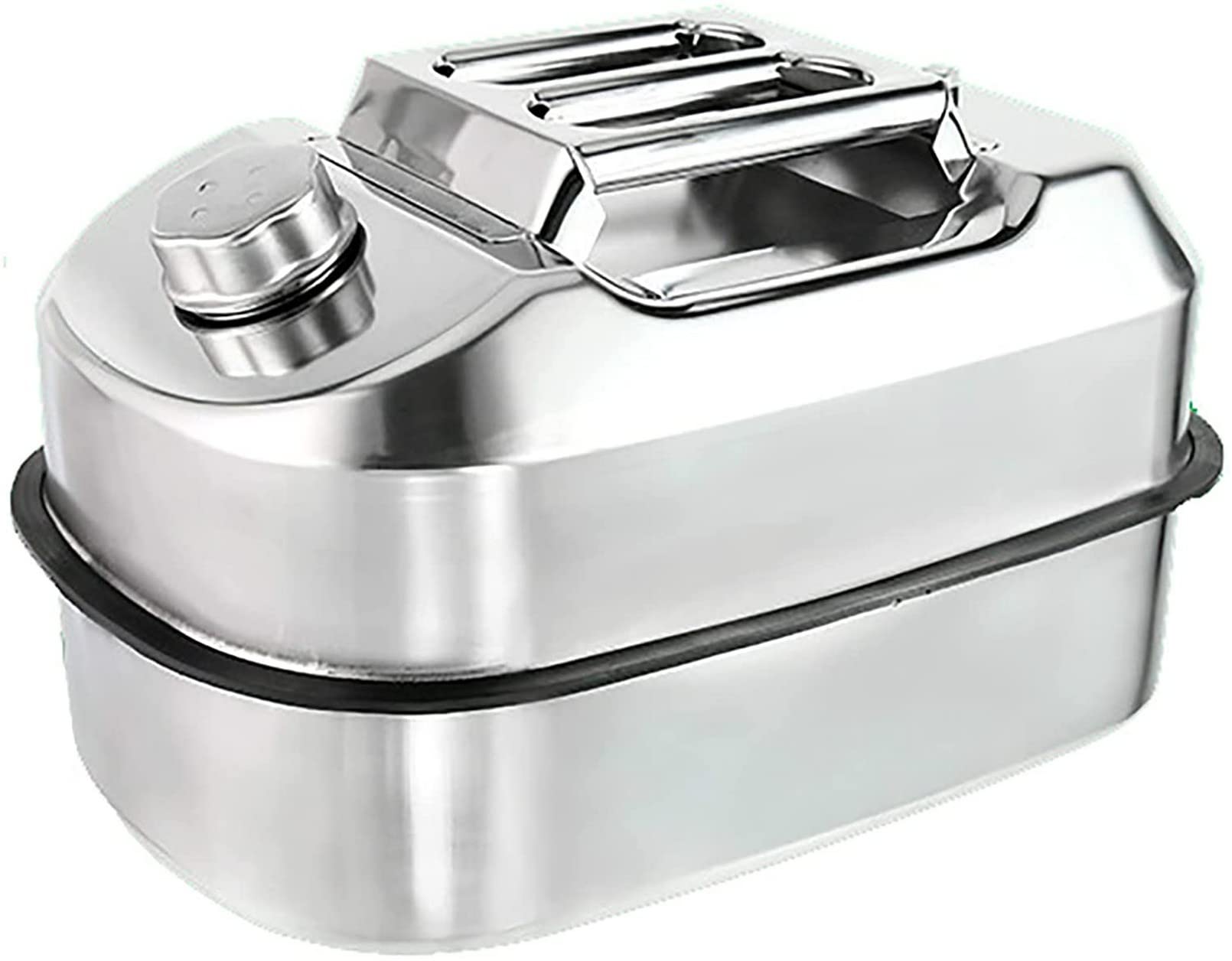 Serbatoi di carburante per auto e moto 5L, 10L, 20L Taniche di benzina in acciaio inossidabile 304 Tanica di gas per auto Tanica di contenitore per olio di benzina (A 10L) (A 20L)
