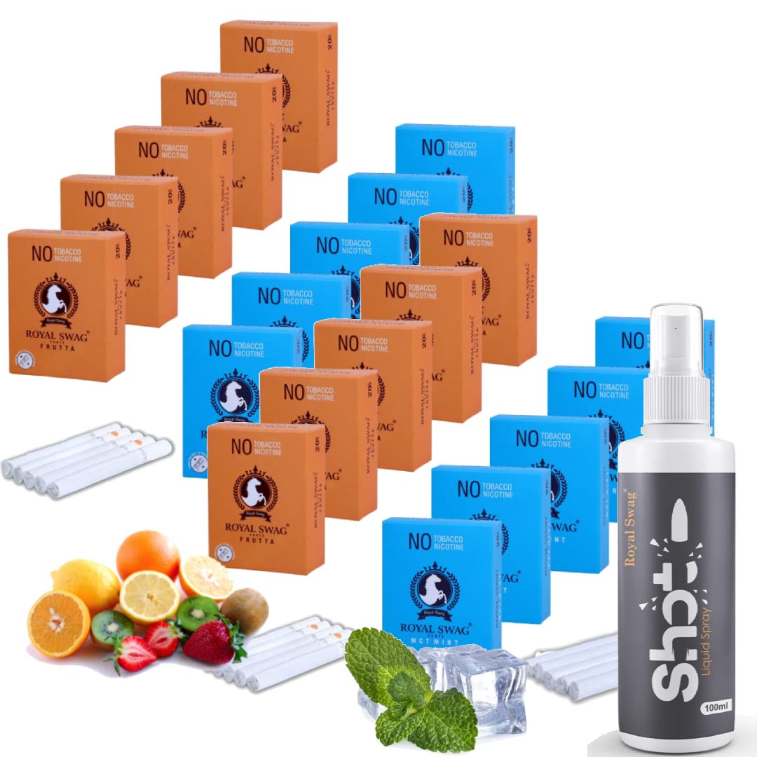 Buy ROYAL SWAG Herbal Cigarettes Mint, Frutta Clove Flavoured(400