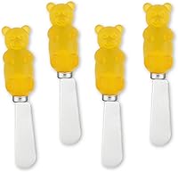 Vista 7 de UP ware Americana - Esparcidores patrióticos de queso, asas de resina pintadas a mano con cuchillas de acero inoxidable para untar queso crema