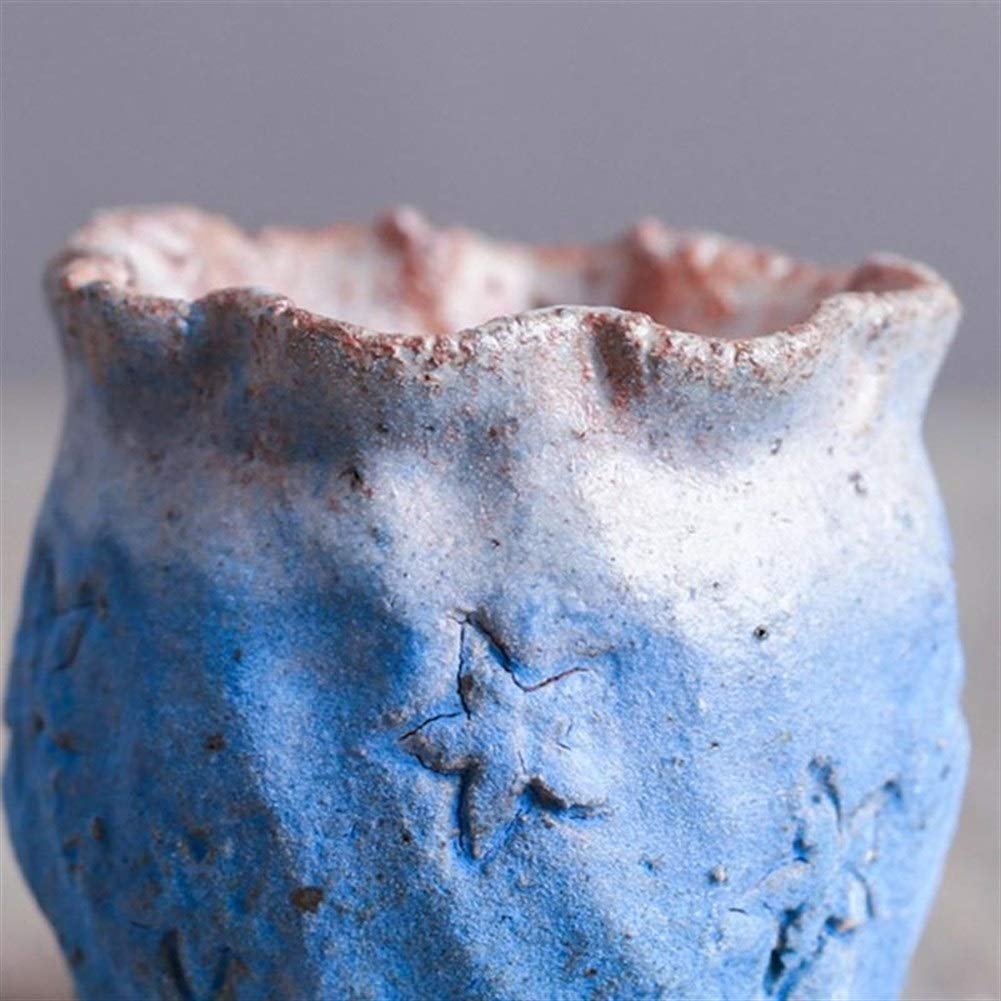 Pentole Pianta 5 Pz Flower Pot Macetas Vaso Maceta Planter Macetero Creativo Retro Flower Pot Terraglia Vaso da Fiori for Il Giardino per Tutte Le Piante da casa, i Fiori, Le Erbe