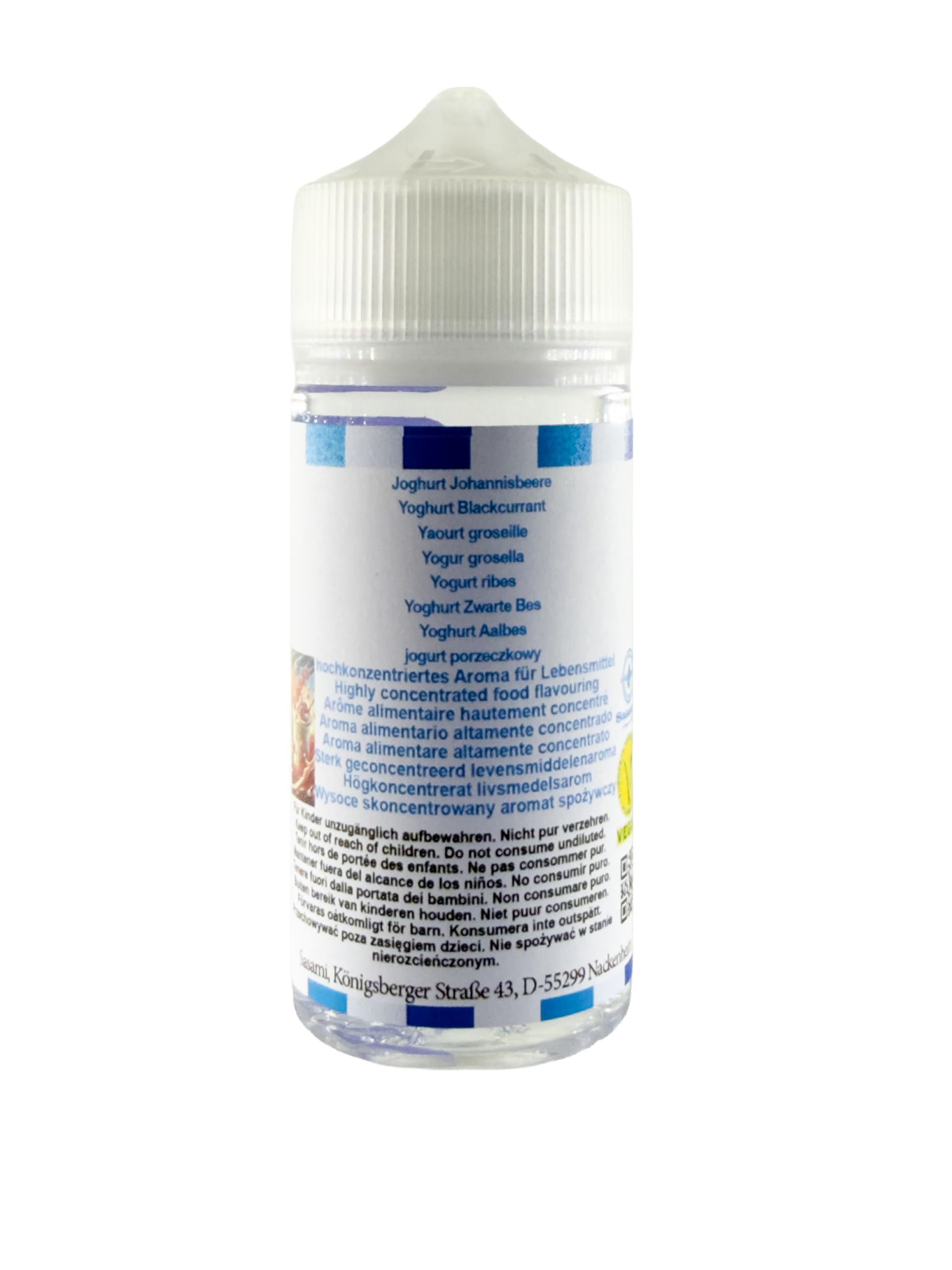 Yogur grosella aroma concentrado - Vegano - Sasami - 100ml