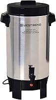 Vista 10 de West Bend Coffee Urn Highly-Polished Aluminum Features Automatic Temperature Control with Cup Per Minute Brewing and Easy Clean Up Includes