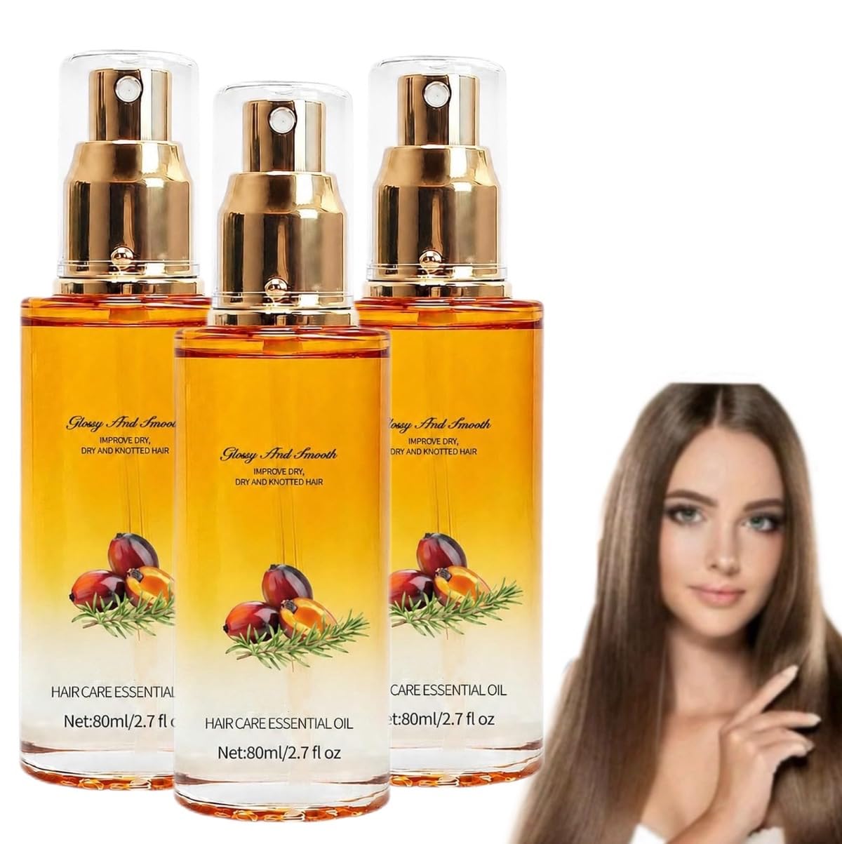 Spray d'huile capillaire (3 pièce)