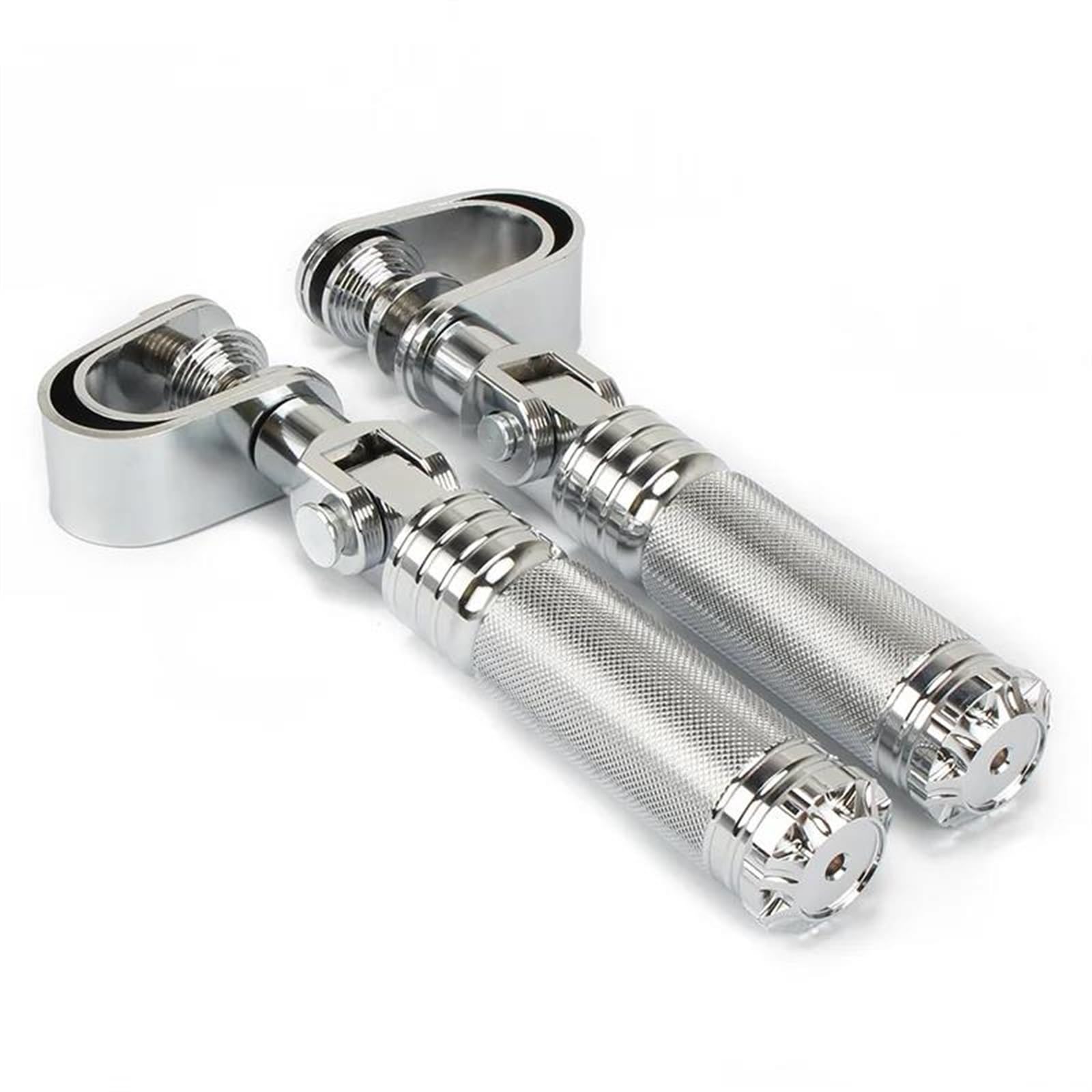 POFET Highway Pegs Fußstützen Paar - Klappbare Fußrasten Für 1-1/4 Zoll Motorschutz