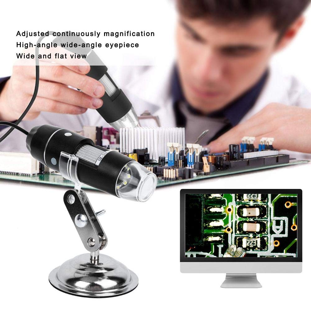 Digitales USB-Mikroskop, T03500X Mikroskop-Kamera, tragbar, umweltfreundlich, matt, elektronische Geräte für Experimente und Forschung
