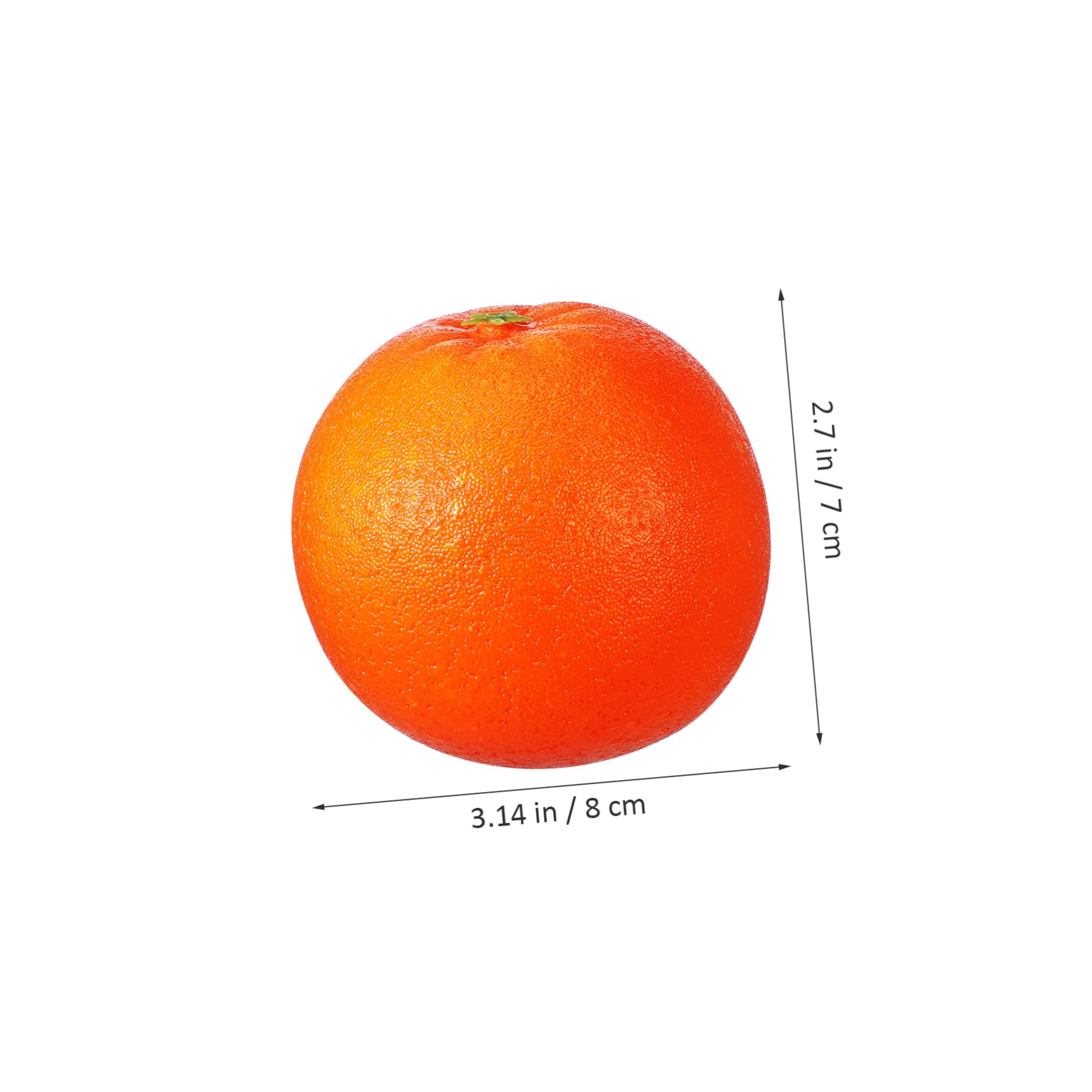 Gatuida 2 Set Decorazioni Arancione Frutta Artificiale Per La Decorazione Festa Rinascita Artificiale Modelli Finti Arance Artificiali Per La Decorazione Di 6 pezzi * 2