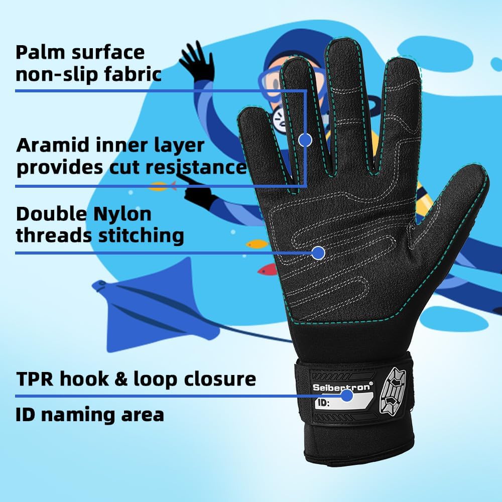 Thermal Gloves Men Seibertron Palm Level Cut