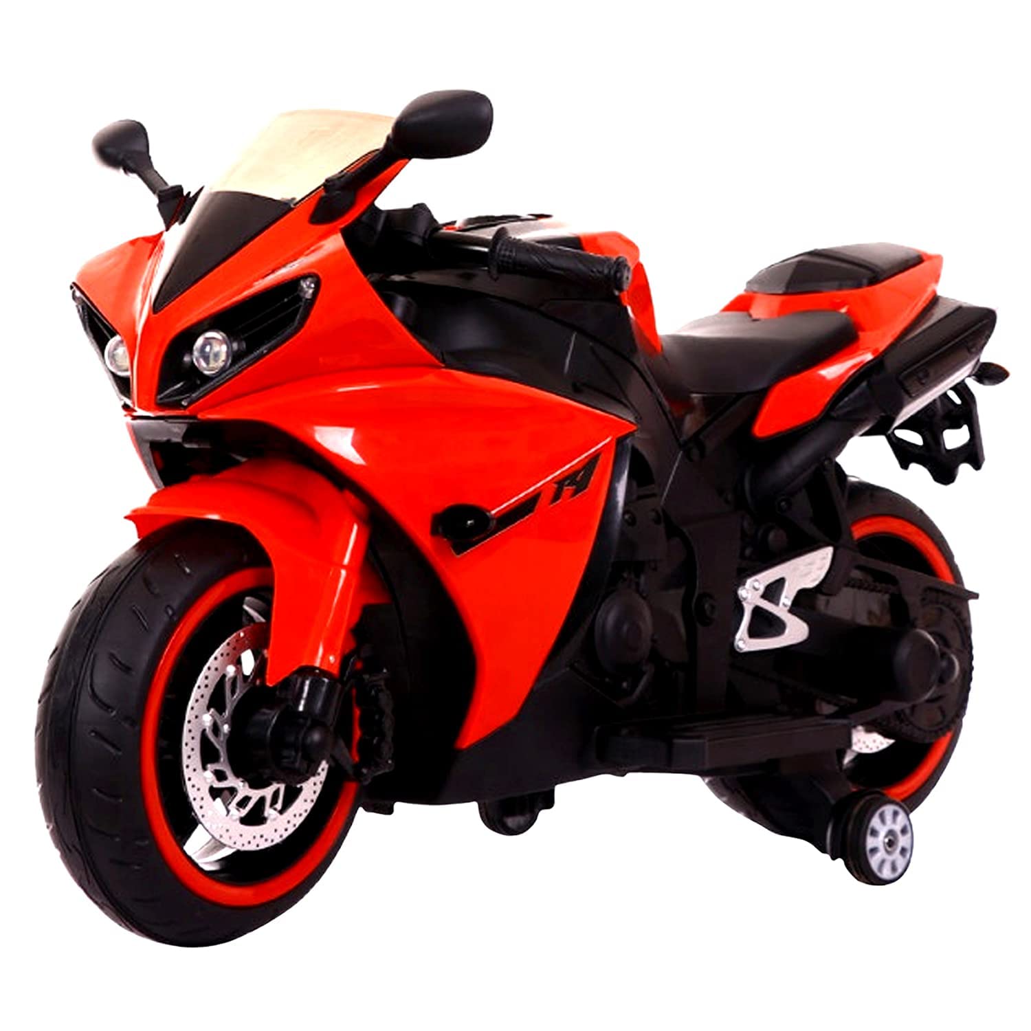 SKYA STAR R1 Battery Operated Sports Ride on Electric Motor Bike for Kids, 1-7 Years, (Red)