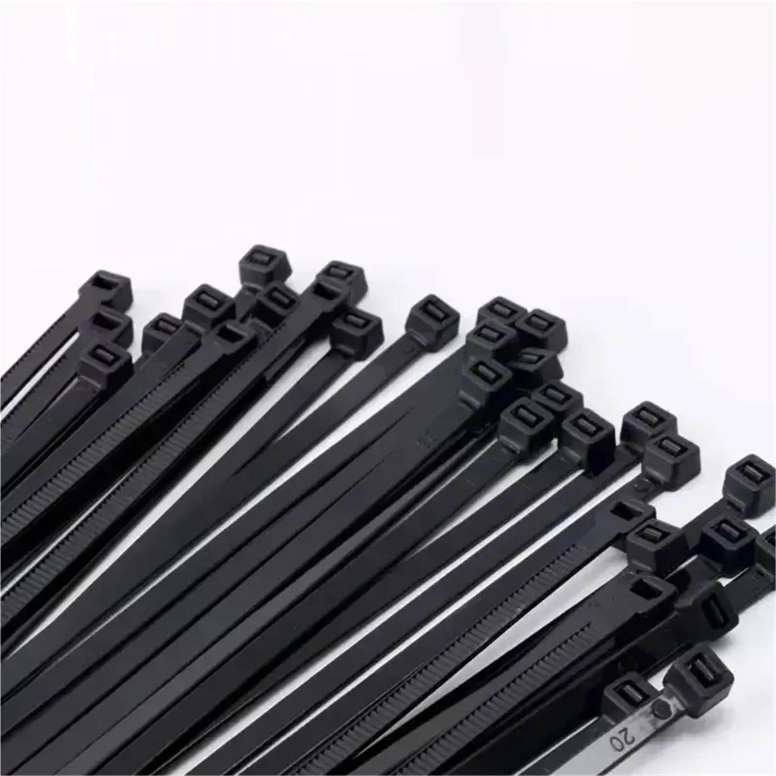 Kabelbinder 200 Pcs Self-Locking Nylon Kabelbinder Heavy Duty Wetterfeste Zip Krawatten for Home(5x350mm)