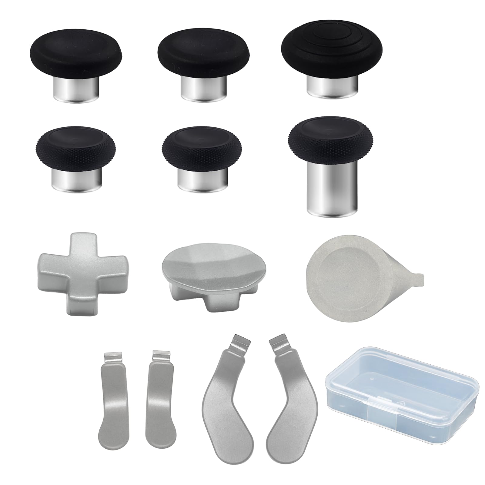 13 in 1 Accessories for Xbox Elite Series 2/Elite 2 Core Controller,Silvery