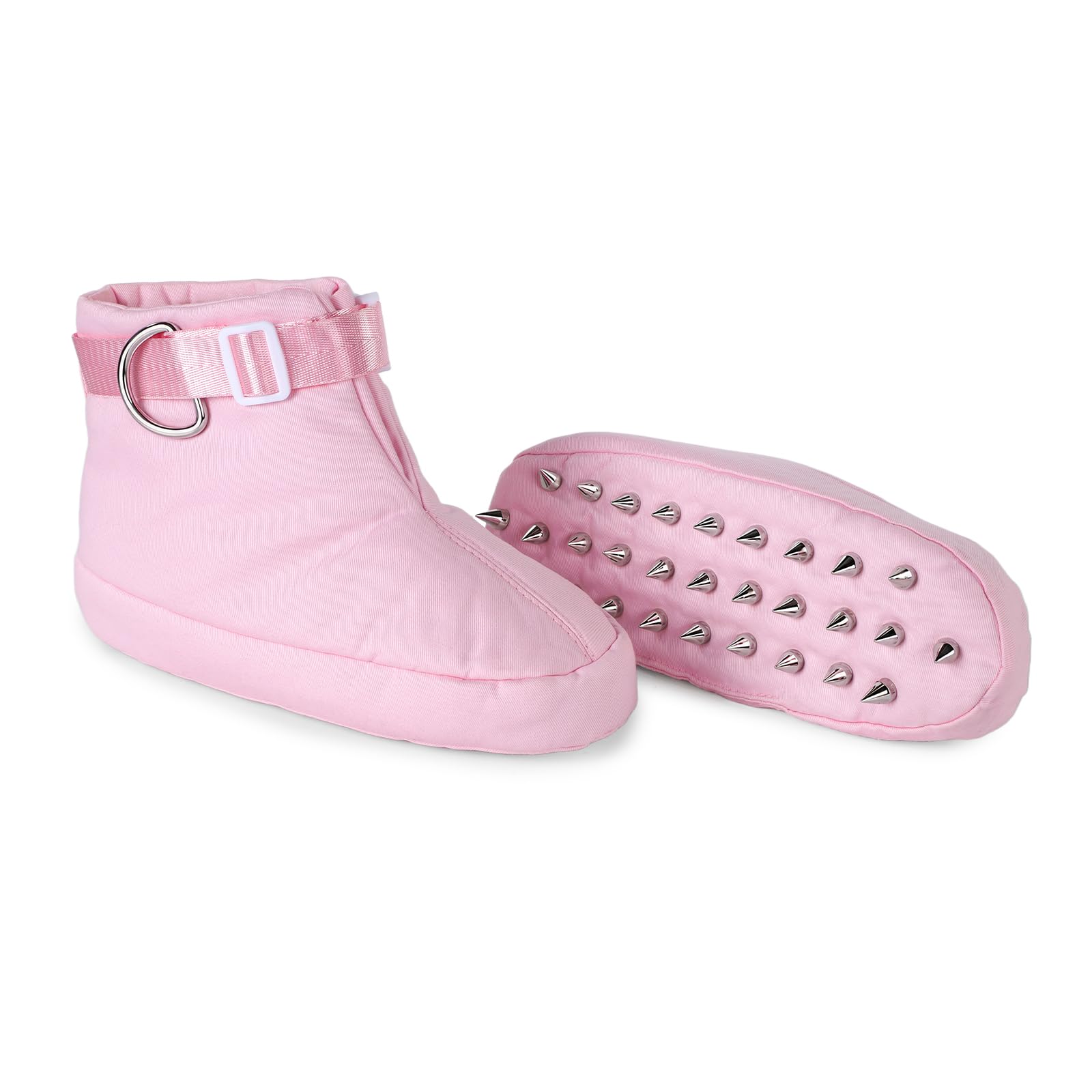 LittleForBig Fesselnde Krabbel Booties mit Schloss und Spikes