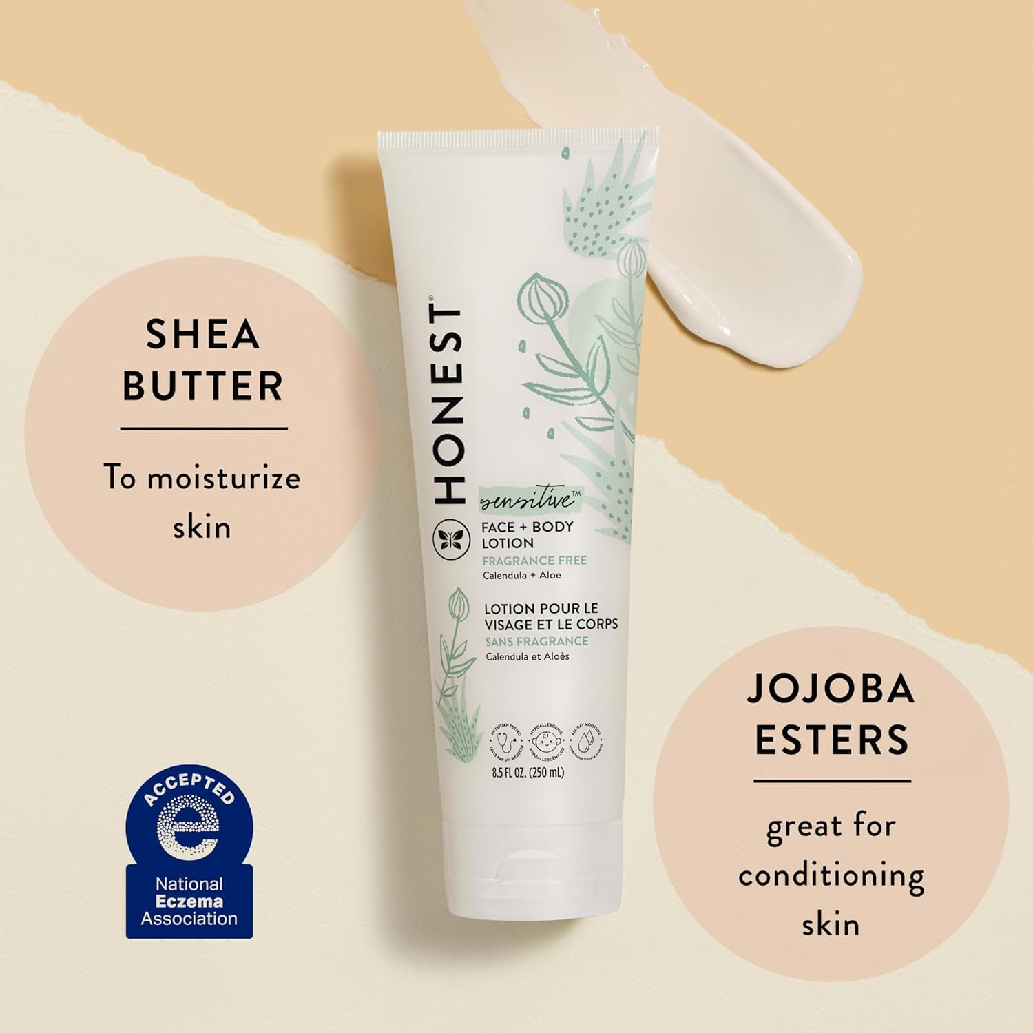 The Honest Company Winter Essentials Bundle for Sensitive Skin | Hydrating Face + Body Lotion and Head to Toe Multi Purpose Healing Ointment | Hypoallergenic, Vegan, Gentle For Baby | 8.5 fl oz, 5 oz