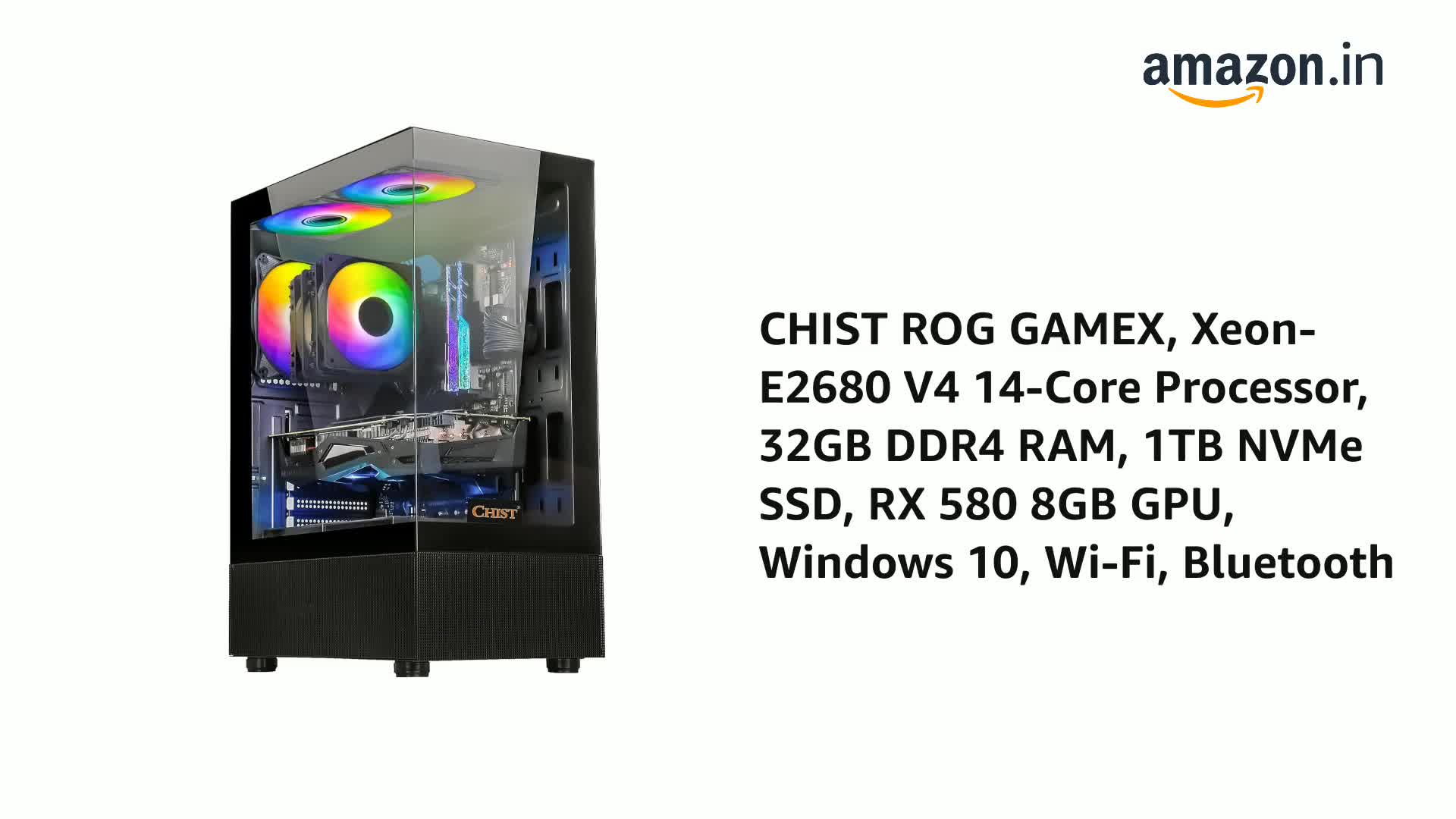 CHIST ROG GAMEX, Xeon-E2680 V4 14-Core Processor, 32GB DDR4 RAM