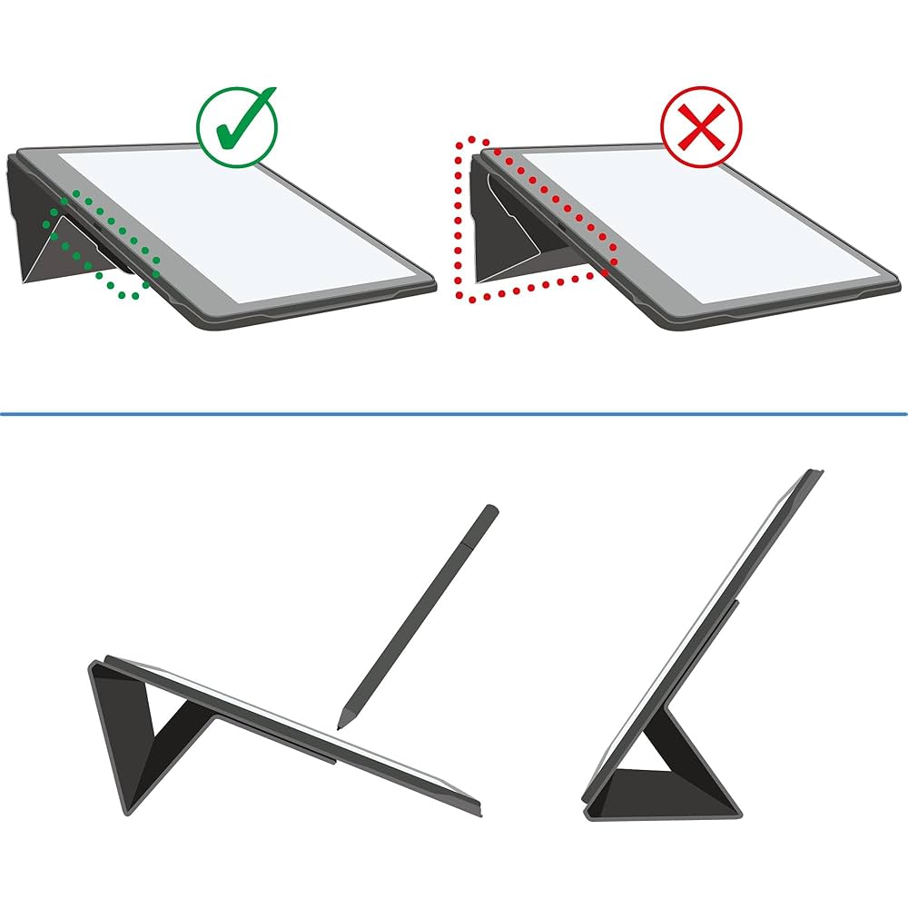 Kindle Scribe用 純正 ファブリック 折りたたみカバー ブラック Amazon.co.jp: 【Kindle Scribe (2024年発売・2022年発売) 用