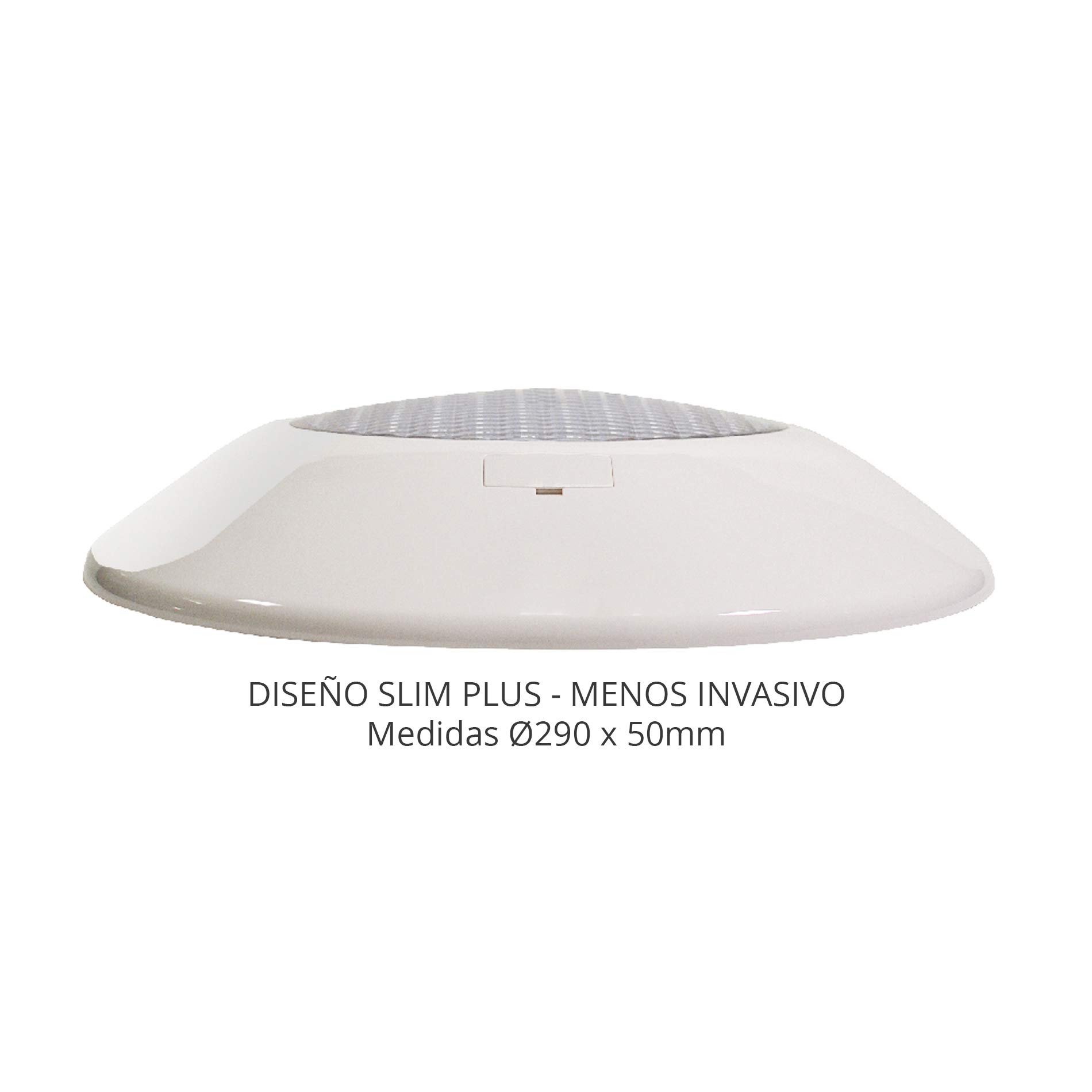 Foco de Piscina LED 25W Anclaje Superficie - Alta luminosidad 2250 lumens - Compatible Piscinas hormigón o Poliester - Compatible Piscinas Salinas - Luz Blanca fría 6000k