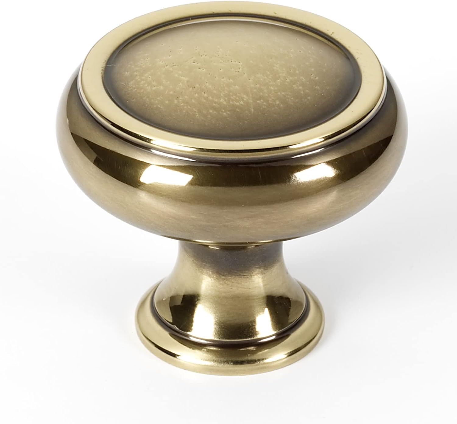 Mushroom Knob Finish: Polished Antique, Size: 1.25" H x 1.5" W x 1.5" D