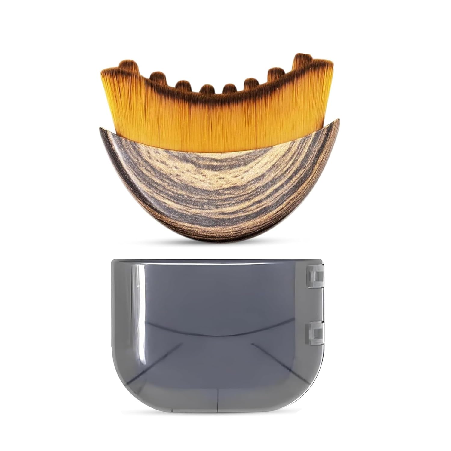 Lymphatic Contour Face Brush for Facial Massage, Rejuvenating & Depuffing – Manual Gua Sha Alternative for Jawline Lifting, Eye Bags, Double Chin & Neck Care(1 Pcs)