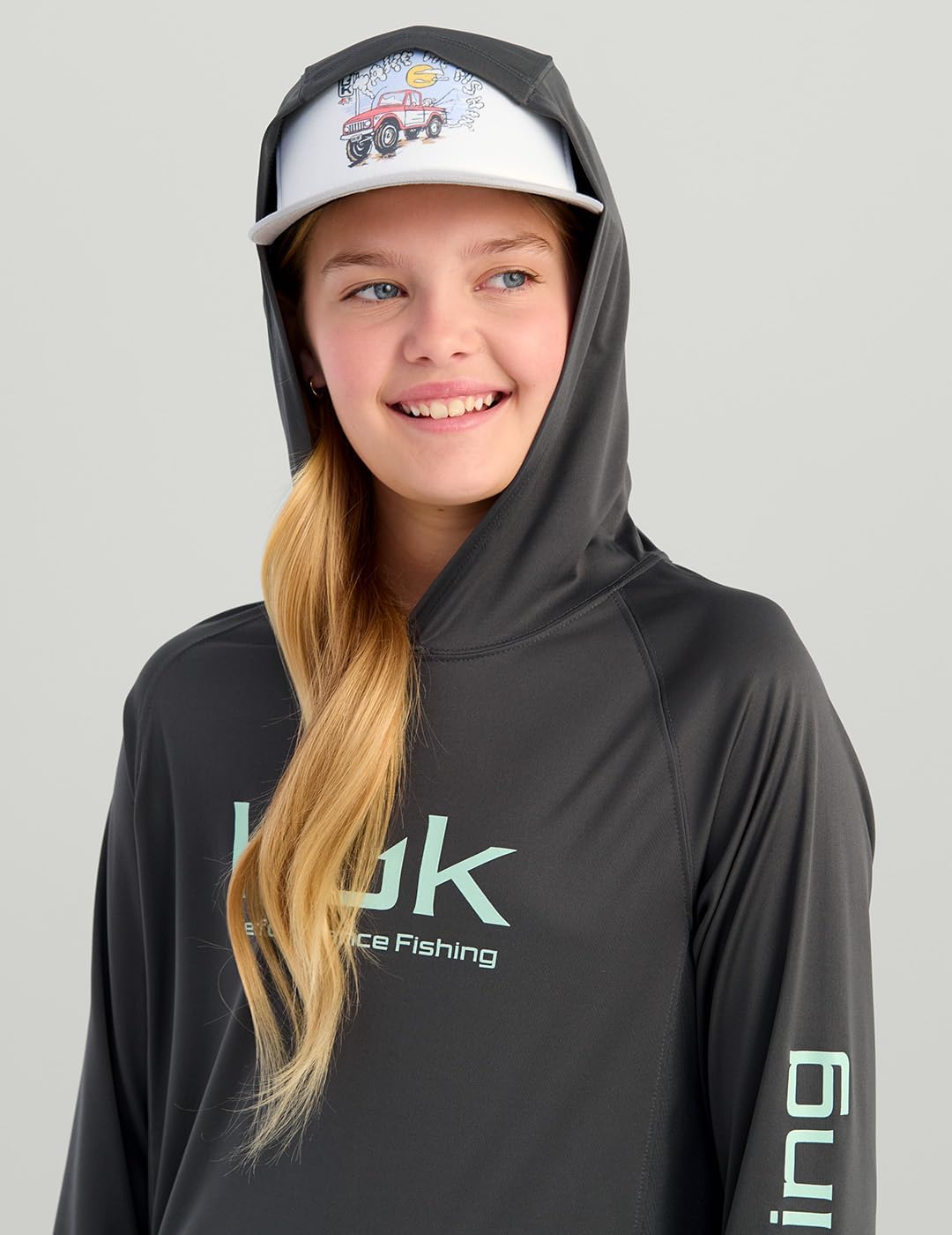HUK boys Pursuit Long Sleeve Graphic Hoodie, Lightweight, Upf Sun Protection, Quick-drying Fishing Shirt - Image 4