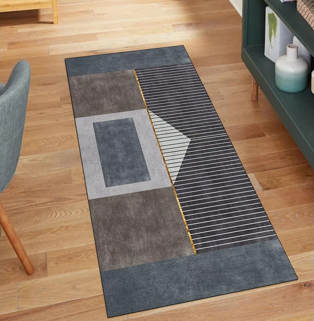 Alfombra larga antideslizante de 60x400 cm lavable para garantizar pisadas seguras en casa