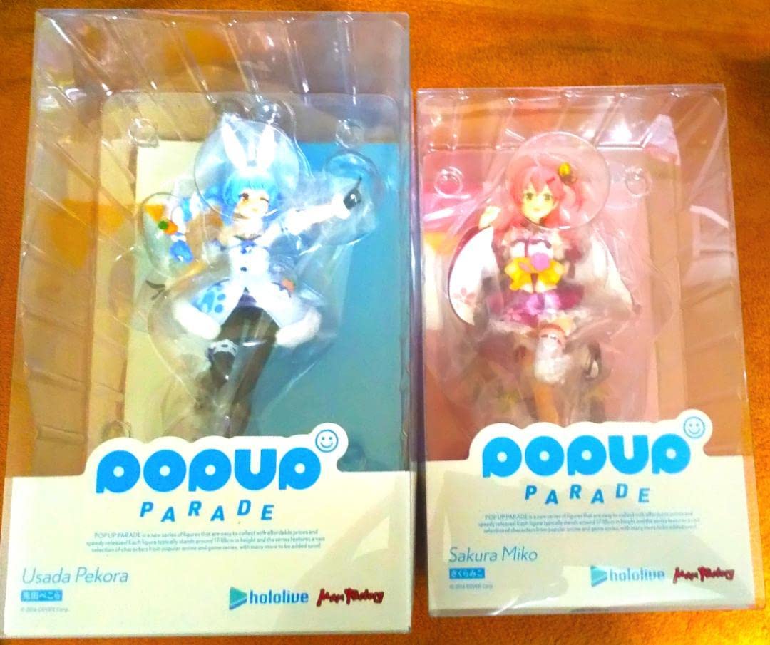 POP UP PARADEホロライブ さくらみこ 兎田ぺこら　フィギュア 2点 Amazon | POP UP PARADE ホロライブプロダクション さくらみこ