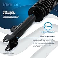 Vista 168 de Detroit Axle - Kit de suspensión delantera de 10 piezas para Chevy Aveo Aveo5 Pontiac G3 Wave 2 Ready Struts Assembly 2 Enlaces de barra