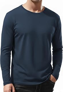 Men's Classic Long-Sleeve Crew Neck T-Shirt