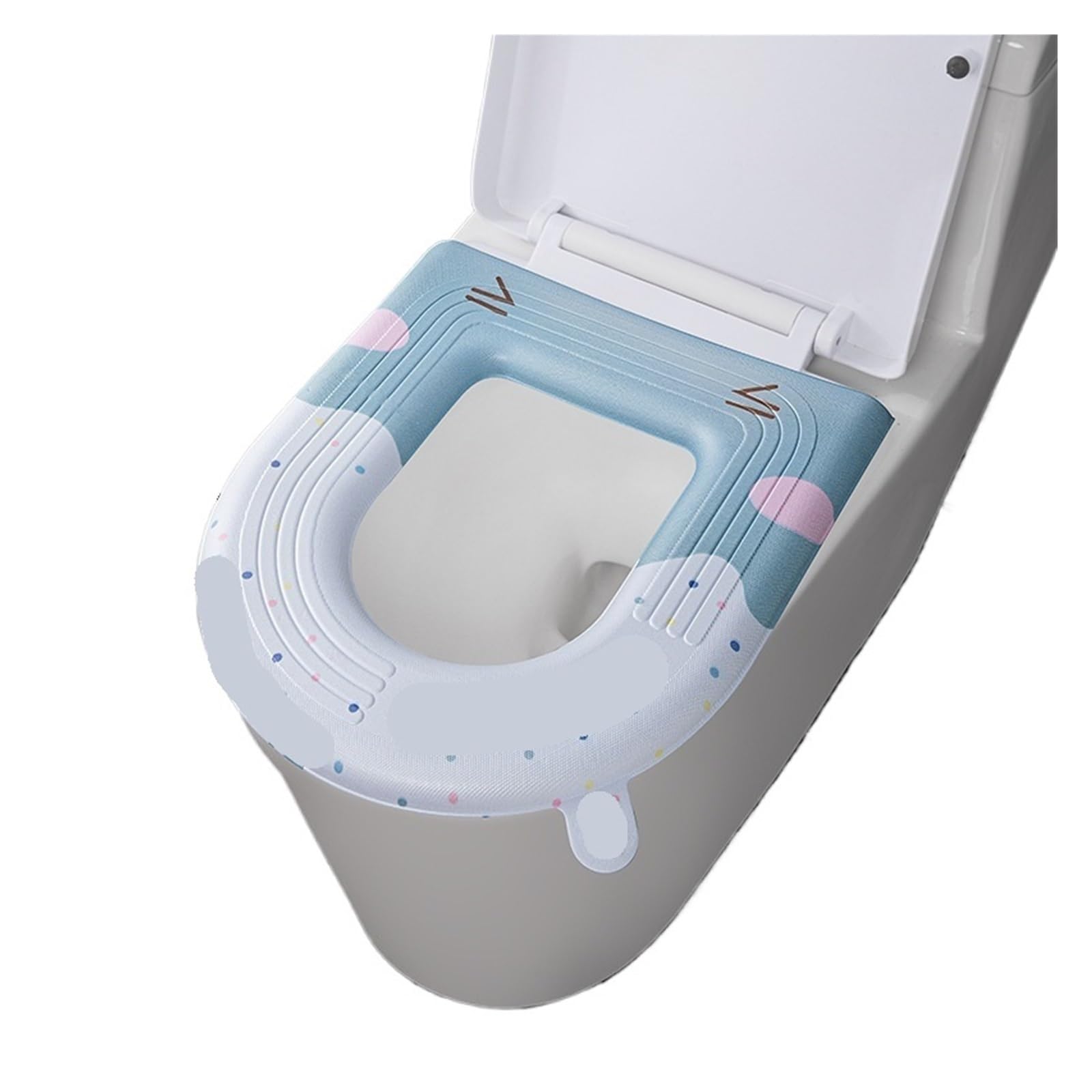 Bisxhvqjzkc Starry Sky-Green Waterproof Stick On Toilet Pad