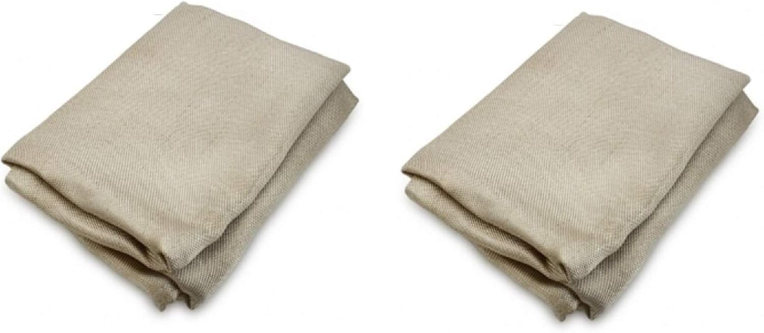 2 pc. 4' X 6' Welding Blanket Flame Retardant Safety Protective Gear for Mig Tig Arc, Jikkolumlukka