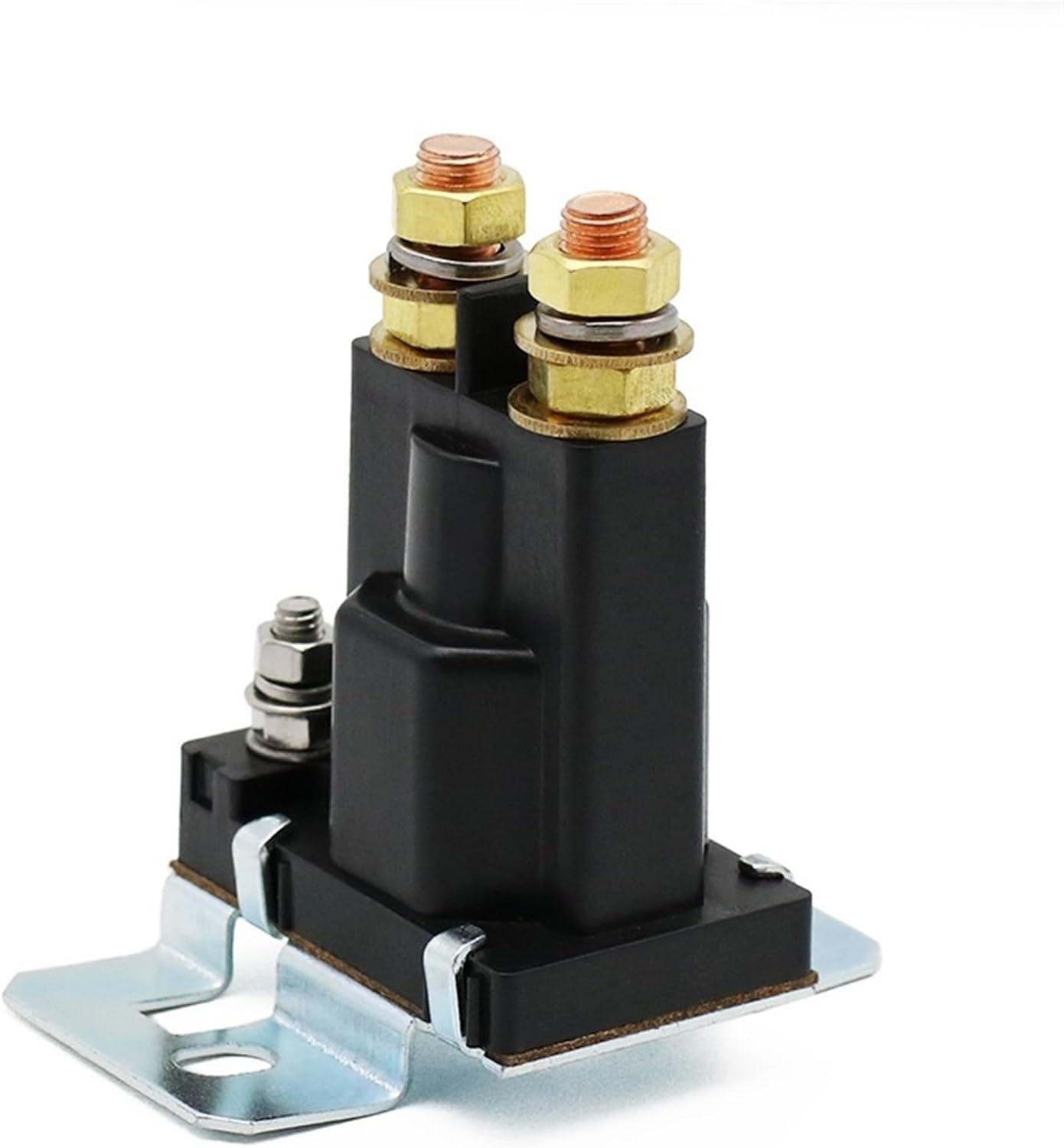 Dual Battery Start Relay 4 Pin Large Current 500A 12V 24VDC Car Power Switch Starting Auto Contactor Heavy 1Pcs(500A 12V DC)