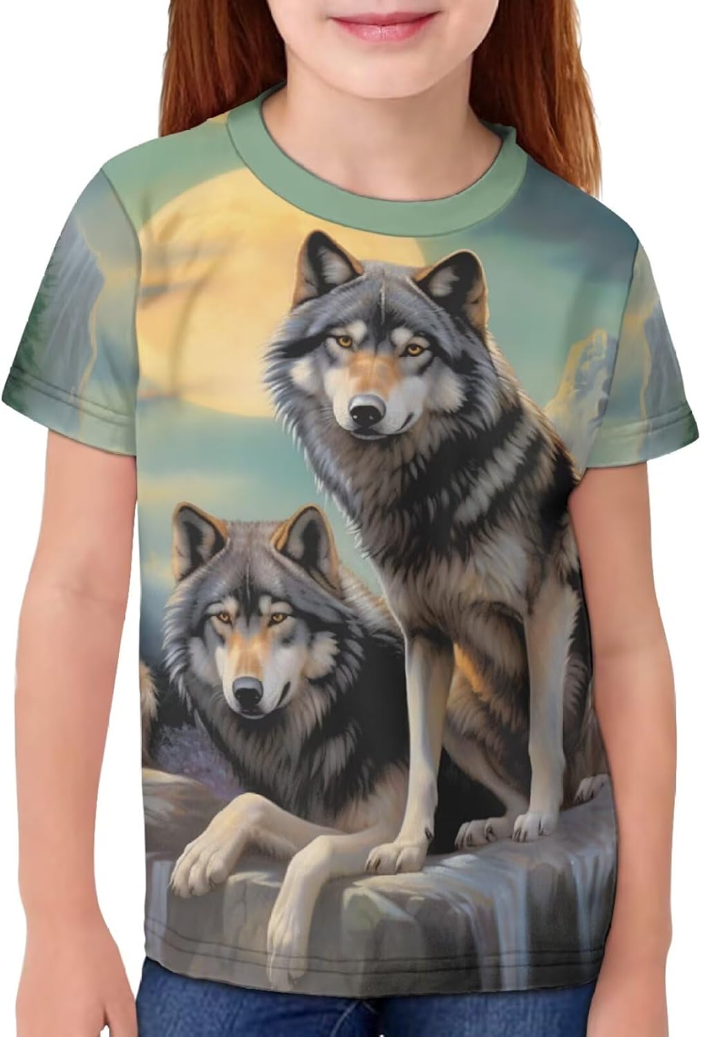 Girls Boys Tees Graphic T-Shirt Short Sleeve Shirts Pullover Top for Kids Summer Clothes 3-16