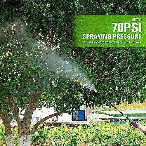 Greenworks 40V Cordless Backpack Sprayer (4 Gallon / 5 Tips / 25 FT Spray) For Weeding, Spraying, and Cleaning, Tool Only by Greenworks - Image 5