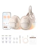 eufy Security Heated Breast Pump S1, Hands-Free Breast Pump with Industry-Leading HeatFlow Tech, App-Controlled OptiRhythm, Hospital-Grade Suction, Leakproof, Slim and Ultra-Quiet for in-Bra Use
