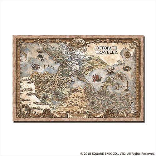 Octopath Traveler - Continent Map Cleaner Cloth