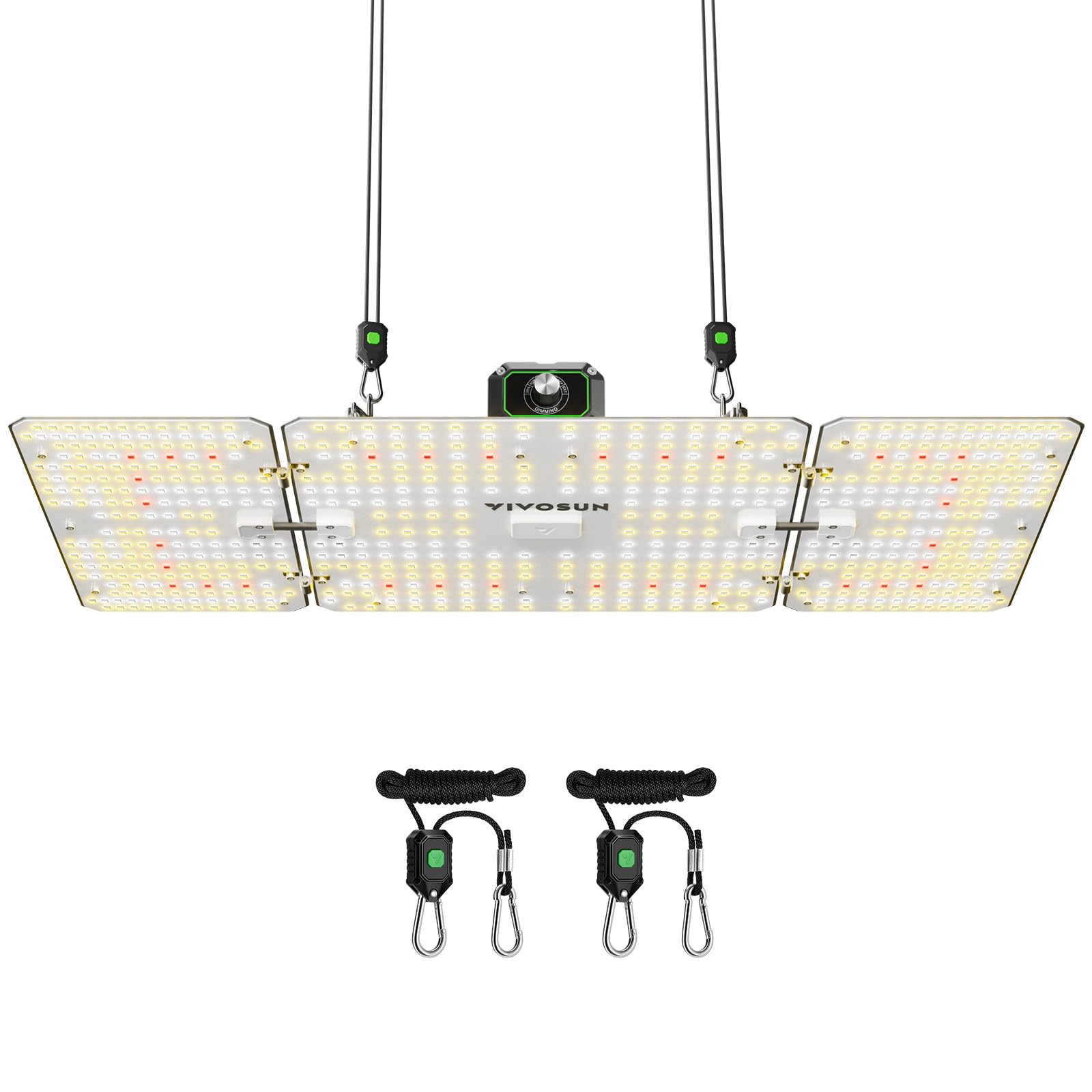 VIVOSUN VS2000 - Luz LED de crecimiento con diodos Samsung LM301 y driver de marca, luces regulables, espectro completo con lentes de sala de cultivo para plantas de semillero, plantas vegetales y