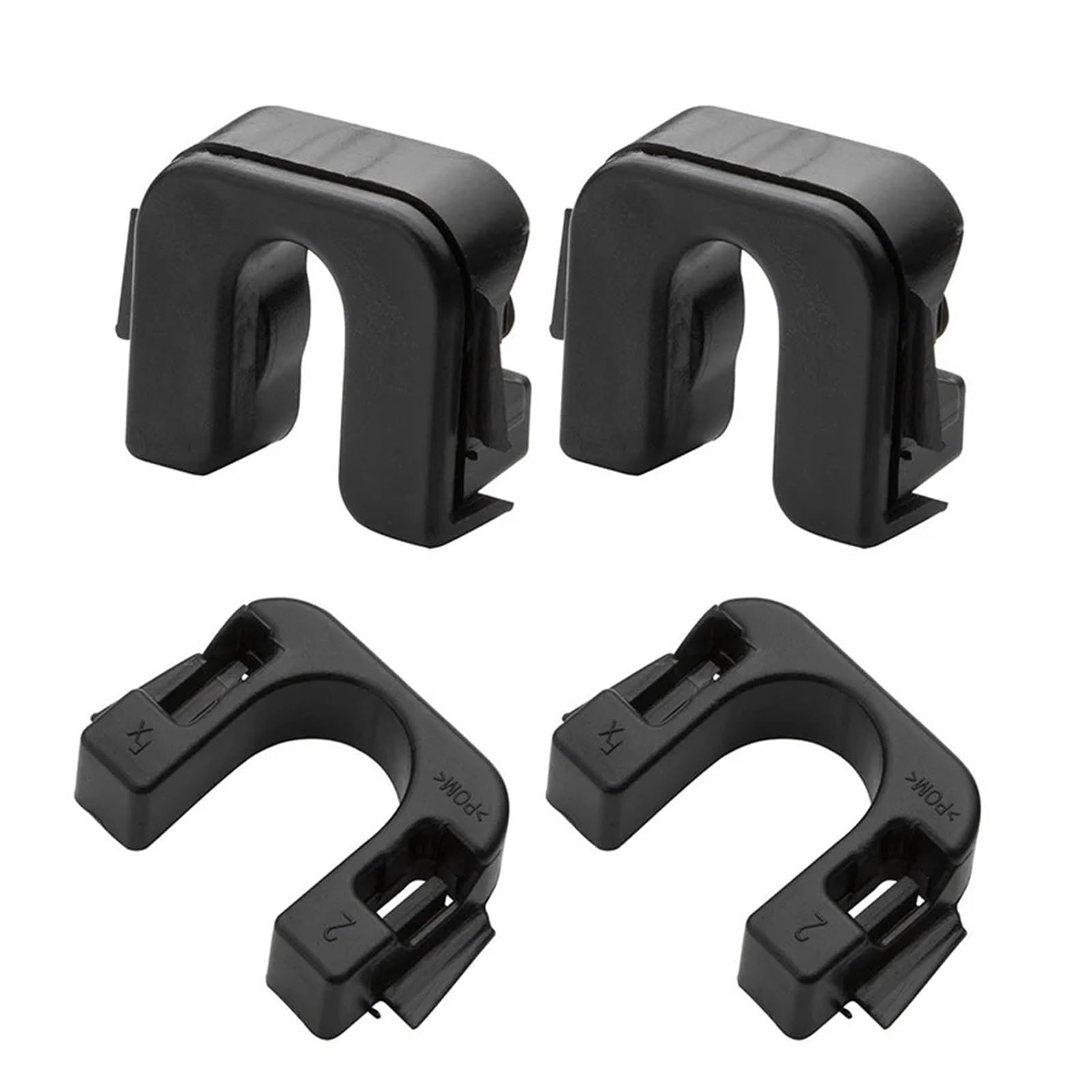 4 PCS Rear Parcel Shelf Pivot Hinge Clip 1539663 8A61-46698-AA for Ford for Fiesta MK7 MK8 for Focus for Mondeo 8A6146698AA 015532109E