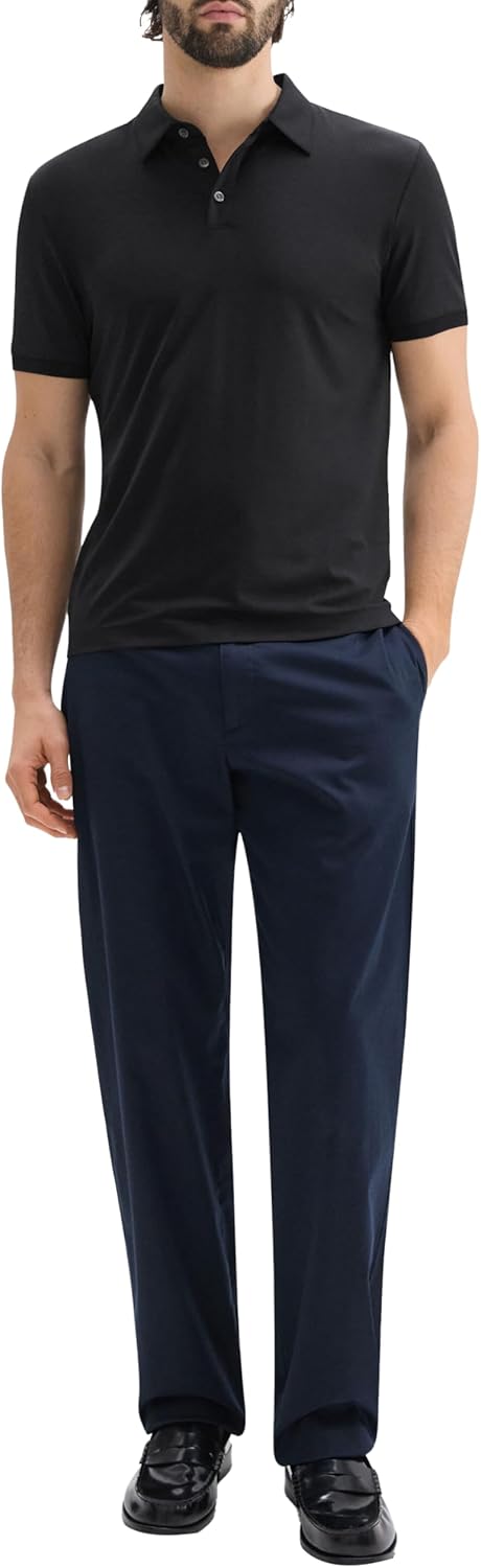 Theory Mens Noran Polo in Jersey Lyocell - Image 2