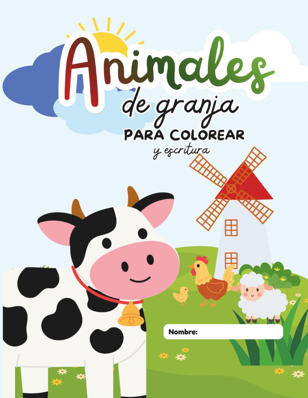 Animales de Granja: Libro para Colorear (Coloreando Animales Divertidos)