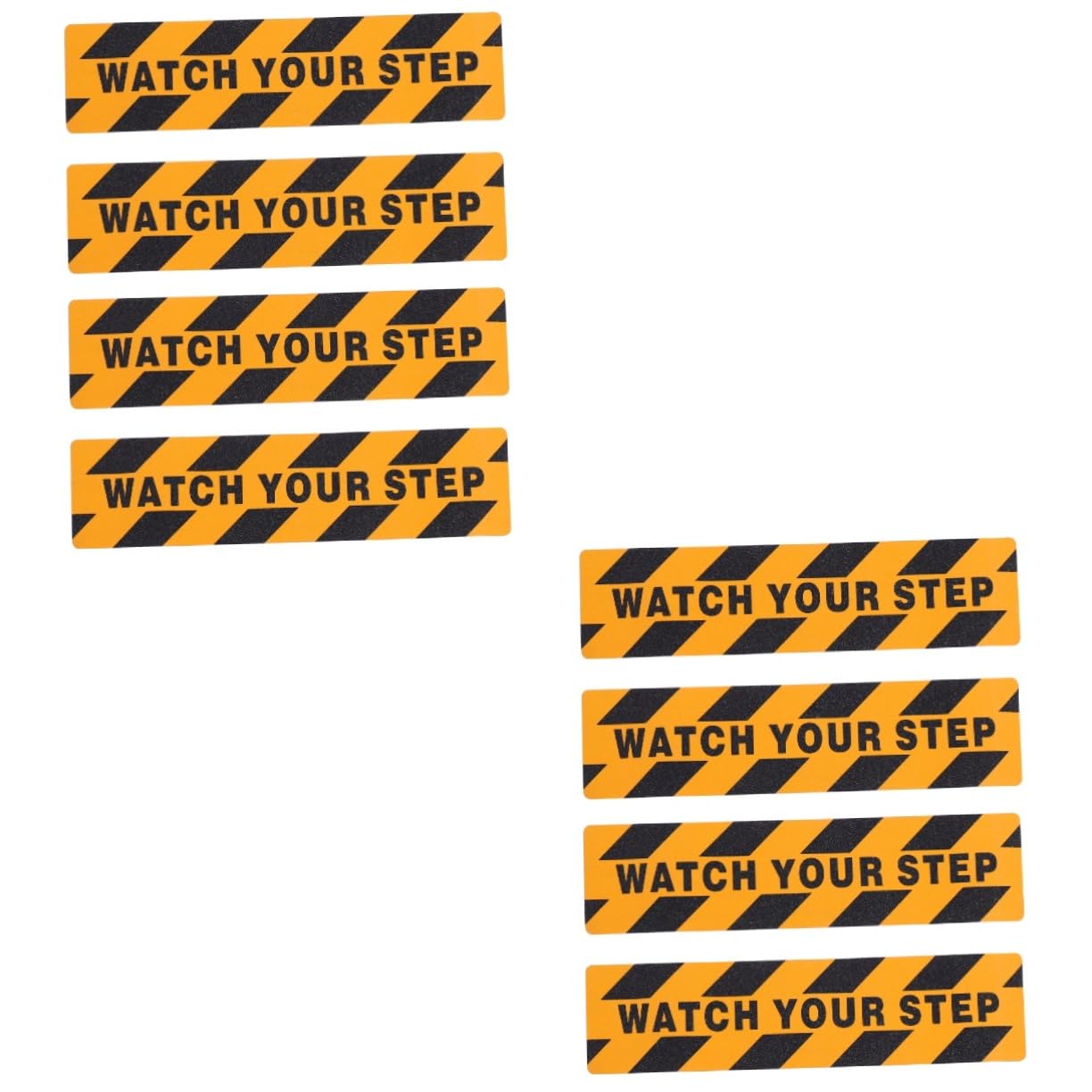 Zerodeko 2 Set Nastro Antiscivolo Adesivo Sticker Antiscivolo Per Scale E Caution Sticker Per Maggiore Sicurezza Ed Esterni 4 Pezzi*2