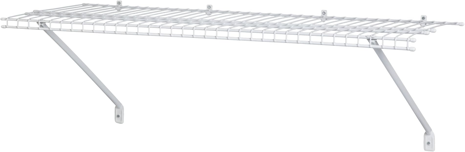 ClosetMaid 51041 Prepack Wire Shelf Kit, 4-Feet, White