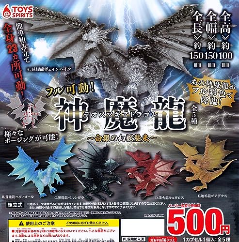 ガシャポンの造形レベルの限界点 トイズスピリッツ 神魔龍 テオス